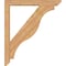 Ekena Millwork Funston Slat Smooth Bracket w/ Offset Brace, Western Red Cedar, 5 1/2"W x 38"D x 44"H BKT0604X38X44FST06SWR - alternate 3